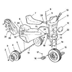 Part Location Diagram of 61.018820 Power Wheels Lock Washer